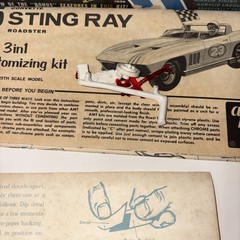 RARE ORIGINAL VINTAGE AMT 1965 CORVETTE STING-RAY CONV KIT 6915-150 Parts Only