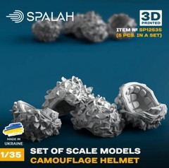 SPALAH 12535 1/35 Camouflage helmet 5 pcs Set of scale models