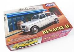 [Unassembled] EBBRO Renault 4L plastic model RENAULT 1/24 Ebro