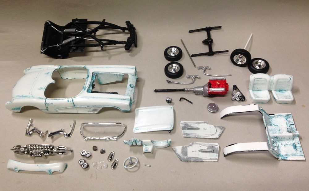 Vintage Revell 1960 Corvette – Complete