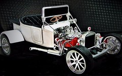 Race Car w/57Chevy Corvette Engine1957Custom Hot Rod Built55Metal Body Model1955