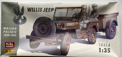 Heller Willis Willys Jeep Model Kit Wojsko Polskie 1939-1945 1:35 Scale Poland