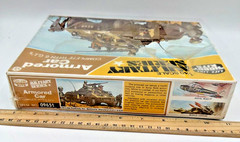 Life-Like Hobby Kits 1/40 Armored Car Military Model 09651 Sealed 6 GIs 1974