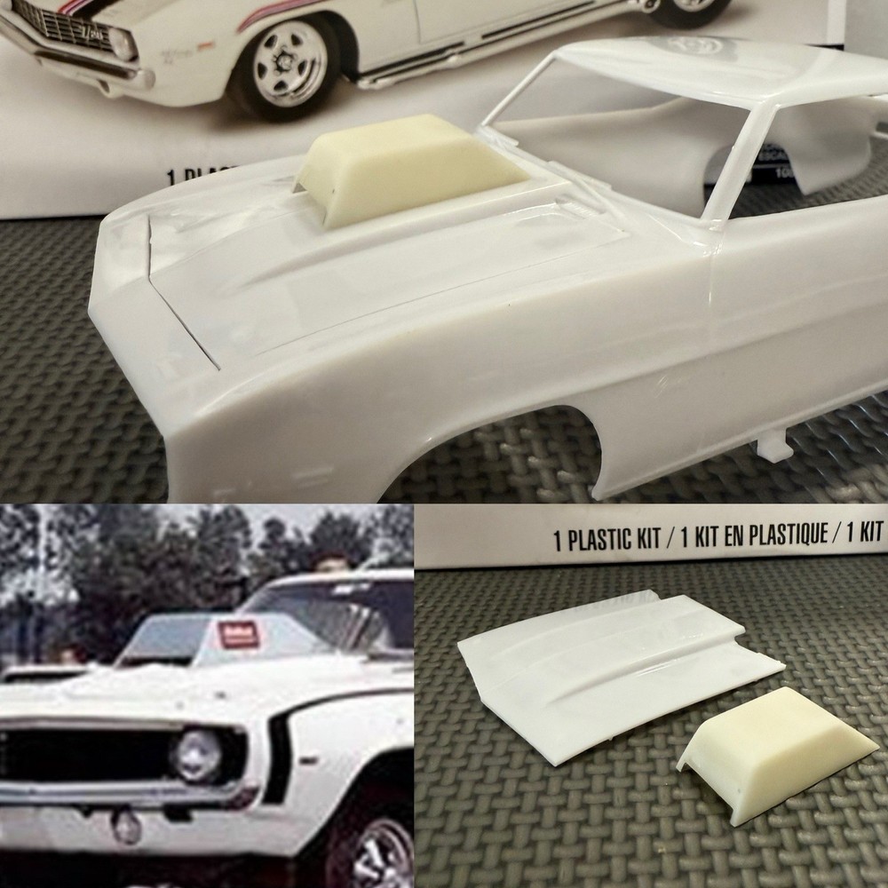 1:25 Grumpy Style 69 Camaro Scoop. Two pack.