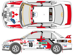 SHUNKO Decal Sheet 1:24 Scale Mitsubishi Lancer Evo ll 1995 Sweden # SHK-D452