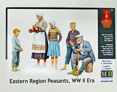 MB 1:35 Eastern Region Peasants, WWII Era Model Kit No. MB3588 New & Sealed