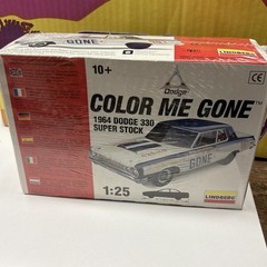 NEW! Sealed! Lindberg Color Me Gone 1964 Dodge 330 Super Stock Model Car Kit