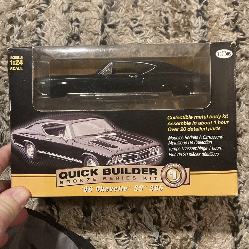 Testers Quick Build Brand Series Kit 68 Chevelle Ss 396 rare new