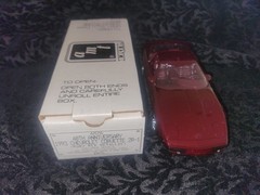 1993 AMT ERTL Chevrolet CORVETTE ZR-1 Dealer PROMO Car 40th Anniversary 6576 Red