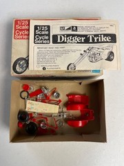 Vintage MPC Digger Trike Model Kit