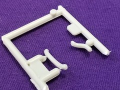 1962 Chevrolet Bel Air RADIATOR HOSES from 1:25 AMT Model Kit 62 Chevy BelAir