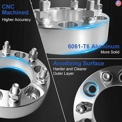 MEILUNBS 6×5.5 Wheel Spacers Fit for Tahoe, Avalanche, Yukon XL, Frontier
