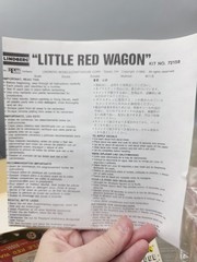 Lindberg “Little Red Wagon” Model Kit #72158 Read Description!