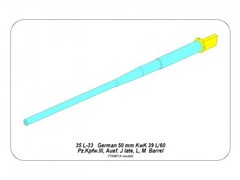 Aber 1/35 German 50mm KwK39L/60 Barrel For Pz.Kpfw.III Ausf. J 35 L-33