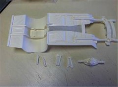SMH Resins 1969-72 Nova Pro Street Chassis with 4 link resin