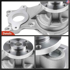 A-Premium Engine Water Pump with Gasket Compatible with Ford F-150 2011-2016,