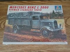 LNIB, Italeri – Mercedez Benz L 3000 German Standard Truck, 1/35 Scale Model Kit