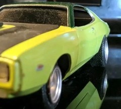 SUPER CHARGER DODGE MUSCLE CAR MPC 1/25 Scale #1-0806 custom built nice green