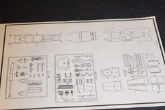 Entex 1:16 #8501 1936 Mercedes 540K Maharaja Sport Roadster *Missing Deck Lids*