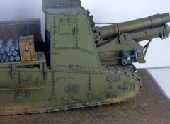 Gun Carrier Mk.I w/6inch Howitzer 1/35 PanzerShop PS35C145 WWI British Army