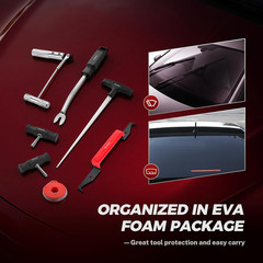 7-Piece Windshield Removal Tool Kit for Classic Vintage Car Windscreen Remover S