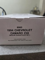 AMT ERTL 1994 Chevrolet Camaro Z28 Blue Brand New In Box