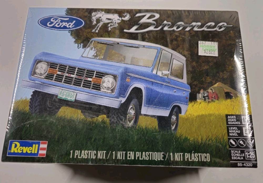 2021 Revell Ford Bronco 1/25 Scale Plastic Model Kit 85-4320 New Factory Sealed