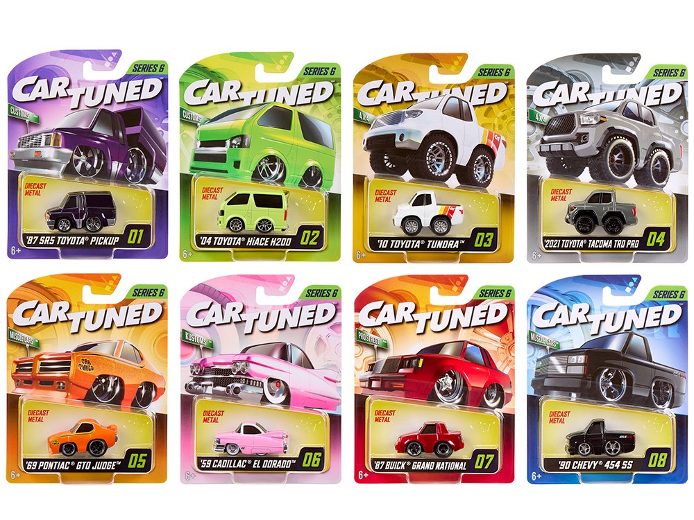 Car Tuned 592631-XX5 “Mainline” 2025 Series 6 Set of 8 Pieces