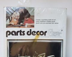 General Crafts Parts Decor Early Roadster Velvet Framed Model Kit 2805 NOS