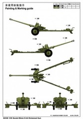 Trumpeter 02339 SOVIET 85 mm D-44 DIVISIONAL GUN Model Kit 1/35