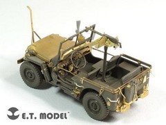 ET Model E35126 1/35 WWII US Willys MB Jeep Detail Up Set for Tamiya 35219