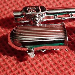 Chrome Blower Scoop 1960 Chevy Corvette 1:25 Scale Model Car Part MPC