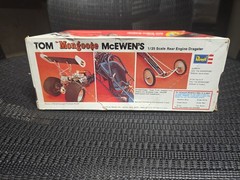 Revell TOM the Mongoose McEWEN 1/25 Rear End Dragster Rare’H-1463 Open Box