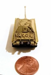Takara 1/144 World Tank Museum 2. German Jagdpanther Tank. In dark yellow. (#22)