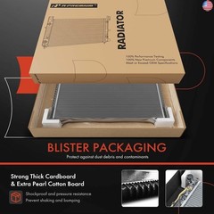 A-Premium Auxiliary Additional Cooling Radiator Compatible with BMW 328i, 328i