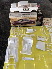 Vintage Original Amt 1956 Ford Victoria Haulin Henry #2156 Trophy Series Kit
