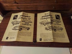 AMT 3 In 1 SMP 1959 Corvette & 1959 Chevy Impala Model Kit (Instructions Only)