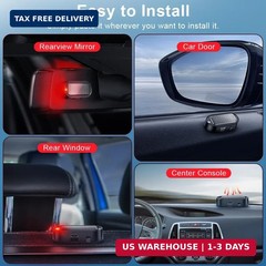 ELECTOP Car Solar Power Simulated Dummy Alarm, Anti-Theft LED Flashing Security,