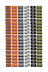 1/24 1/25 scale model car Lowrider license plates tags