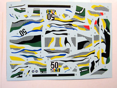 Decalpool 1/24 BMW 320i Art Car Roy Lichtenstein Le Mans 1977 Decal Sheet DP313