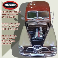 MOEBIUS MODELS 2302 1/25 1946-47or48 CHEVY FLEETMASTER COUPE PRECISION MODEL KIT