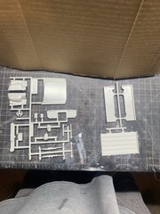 AMT Ertl 1:25 Ford Courier Model Kit Unassembled White Black Chrome Plastic 1977