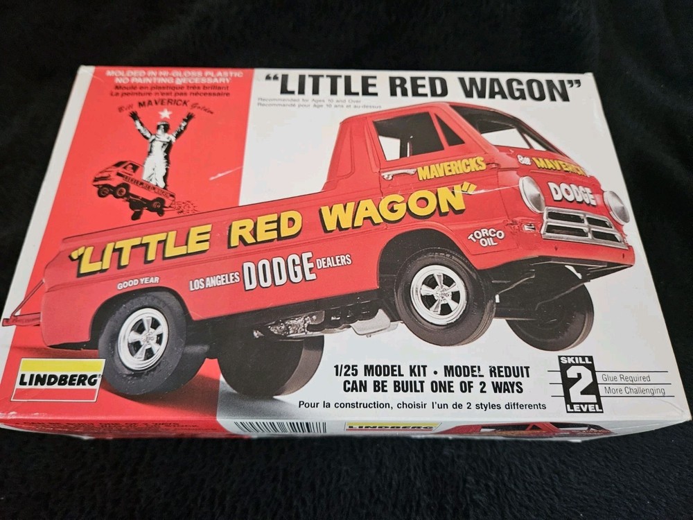 M32A NIOB Sealed Parts Lindberg “Little Red Wagon” Model Kit #72158 NEW