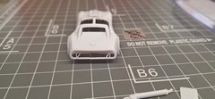 ABS Like Resin 3D Printed Corvette Summer 1/64 Scale Model Car Body