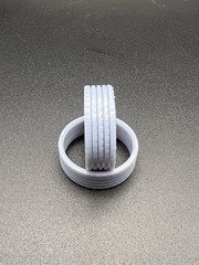 1/25 Scale Resin 26 Inch Model Car Wheel Set