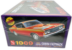 AMT 1217M 1969 Ford 428 Torino Cobra Fastback 1:25 Model 3in1 Sealed NOS 2020