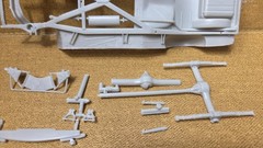 1950 Ford Convertible COMPLETE CHASSIS 1:25 Scale AMT NEW Model PARTS