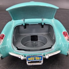 Chevy 1957 Teal Corvette Chevrolet Built Model Classic Made in Italy – No Box