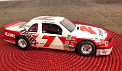 MONOGRAM 1/24 ZEREX AK ’87 T-BIRD STOCK CAR FACTORY BUILT BOX ART DISPLAY MODEL