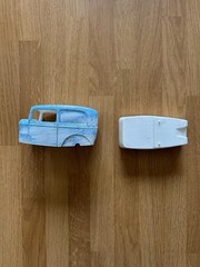 MPC KEEP ON TRUCKIN ‘32 FORD DELIVERY VAN 1/25 KIT 1-0767 1974 PARTIALLY ASSMB.